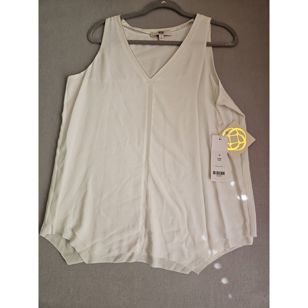 Women's Etcetera Oxygen 412638 Sleeveless Top Size 8 NWT White New W/ Tags